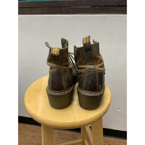 Dr Martens Distressed Brown Greenland Alexis Leather Womens Boots US 11 EUR 43 - Picture 5 of 6